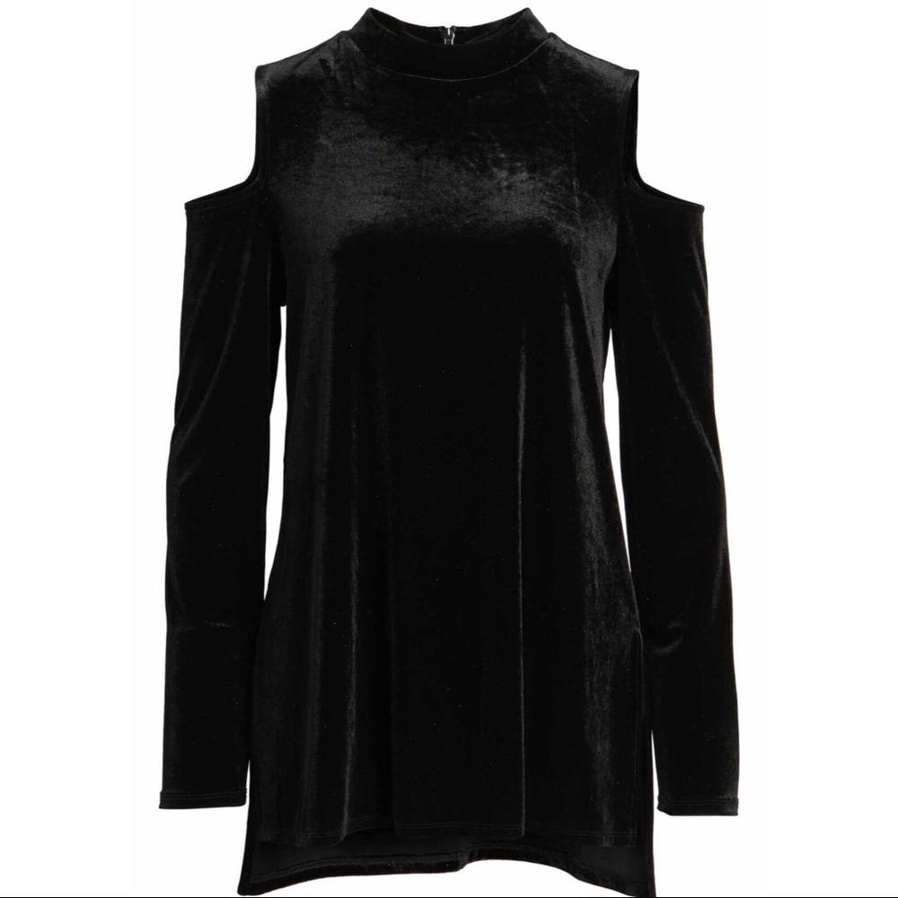 Halogen | Nordstrom Velour Long Sleeve Shirt | Size XS NWT